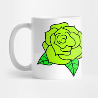 Green Roses Mug